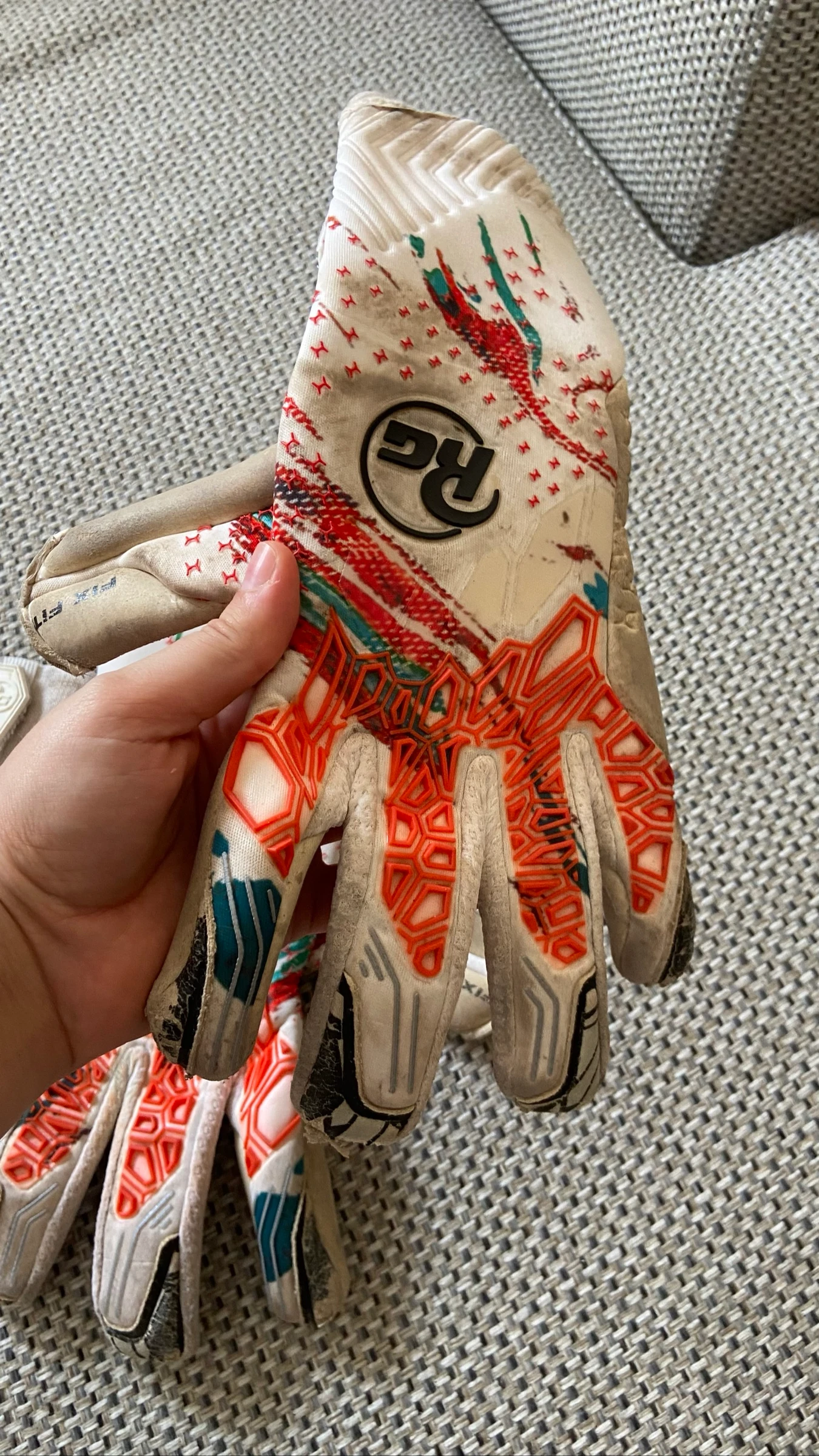 Guante de portero de fútbol RG Aversa Talla 10 – photo 5